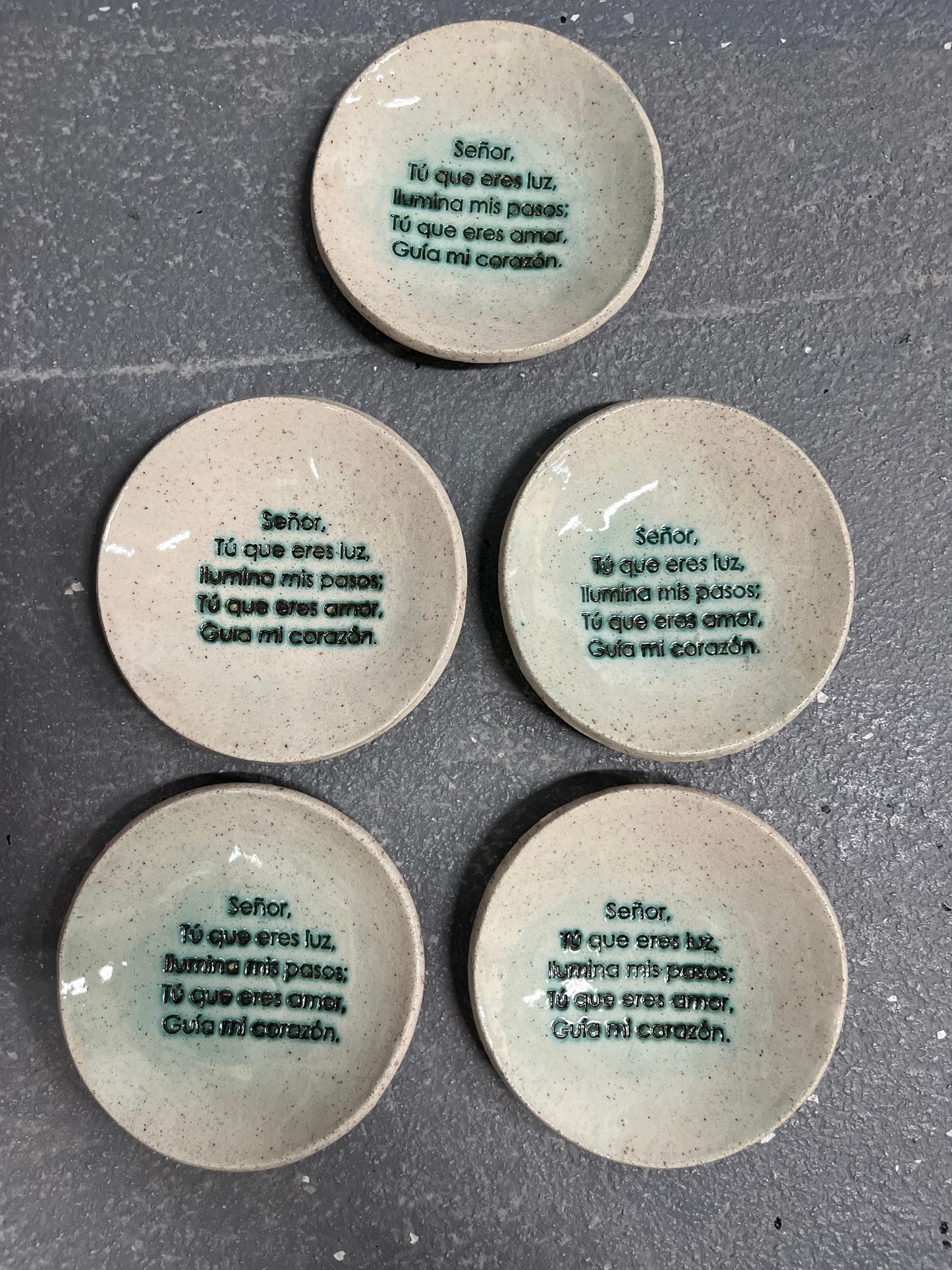 Religious phrase trays
