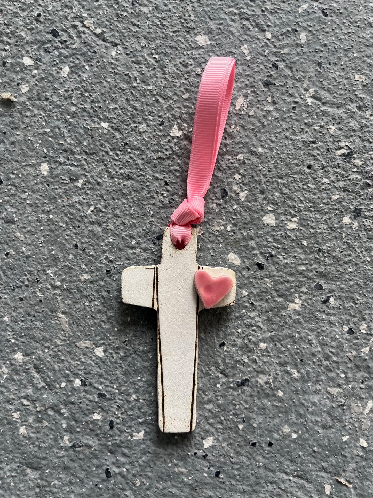Small White Emblem Crosses