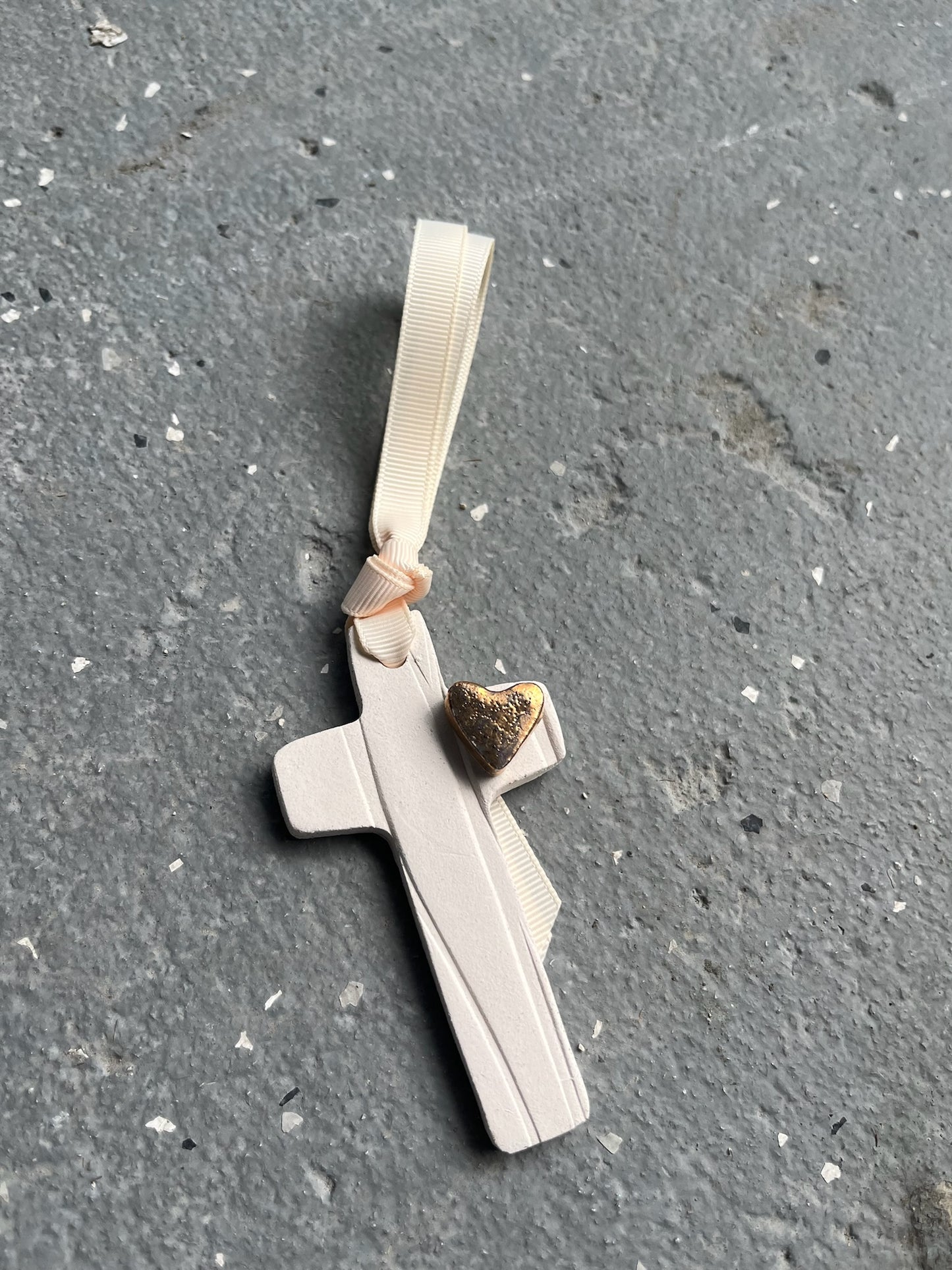 Small White Emblem Crosses