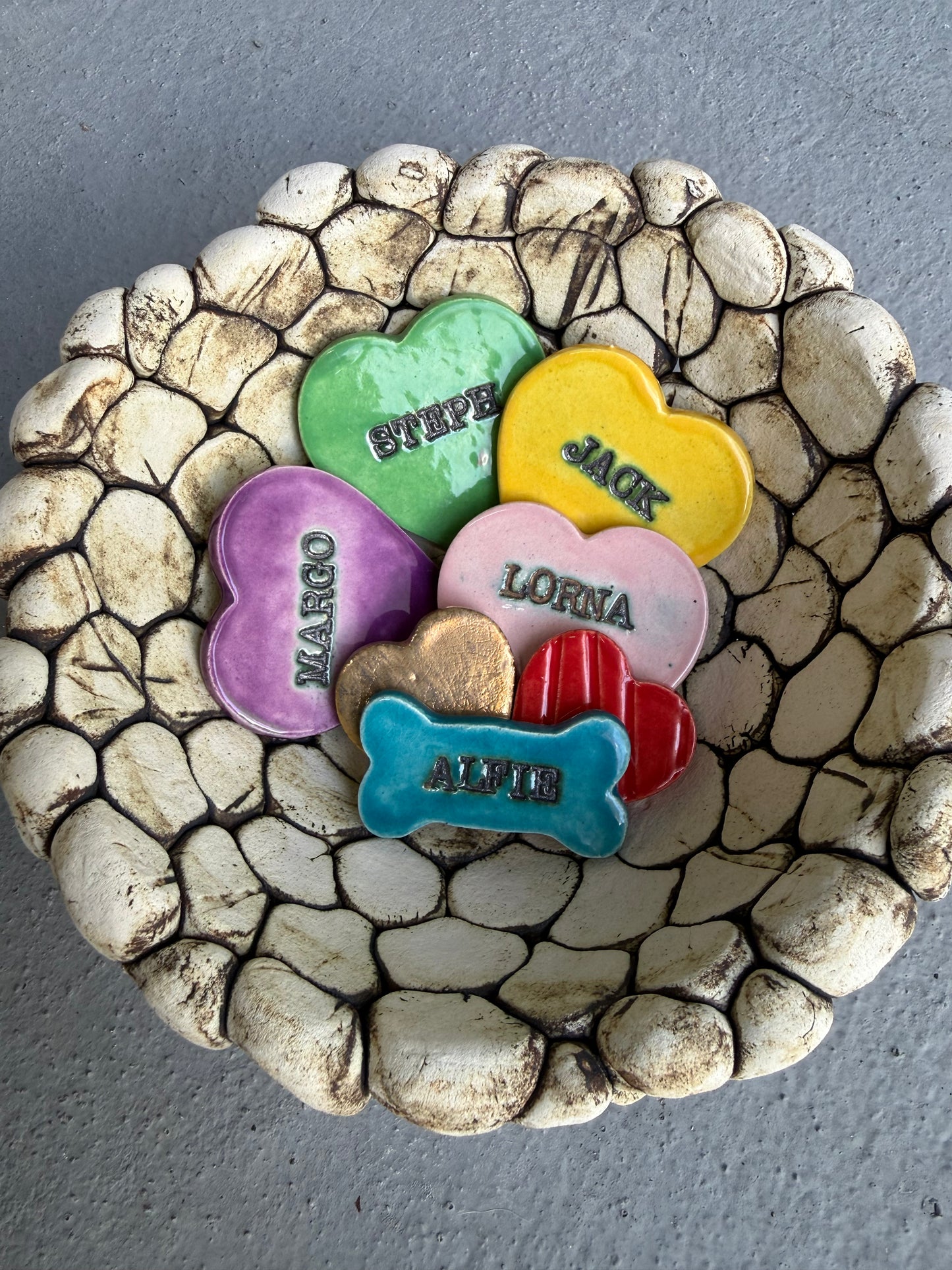 6" Family Nest w/ Colors