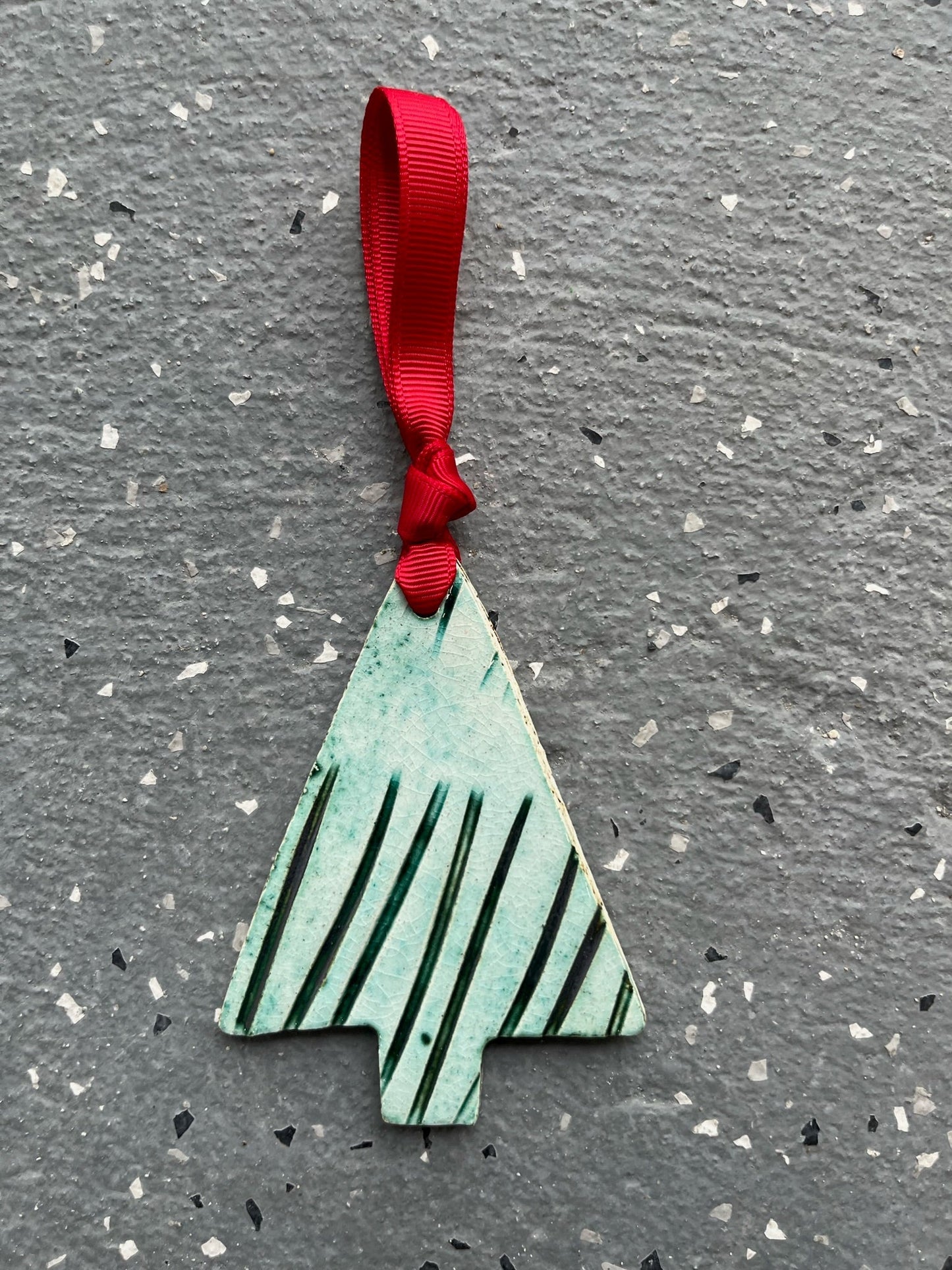 Copper Christmas Tree Ornament