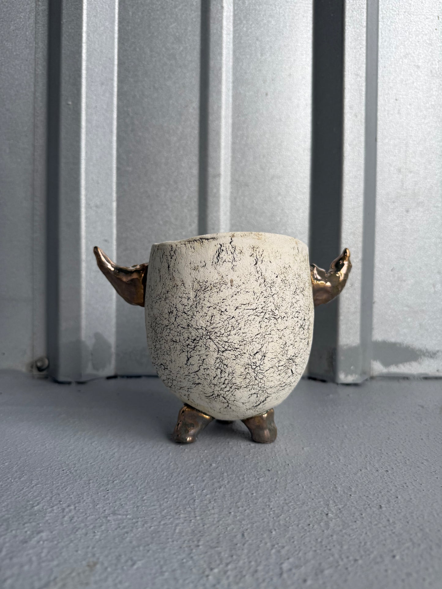 Devilish pinch pot
