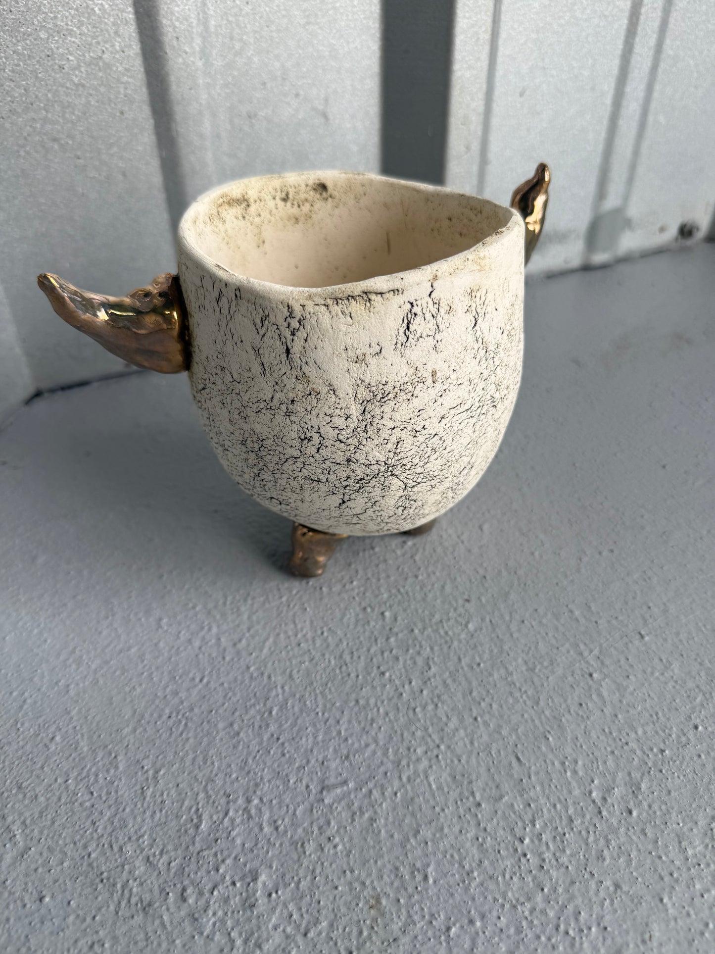 Devilish pinch pot
