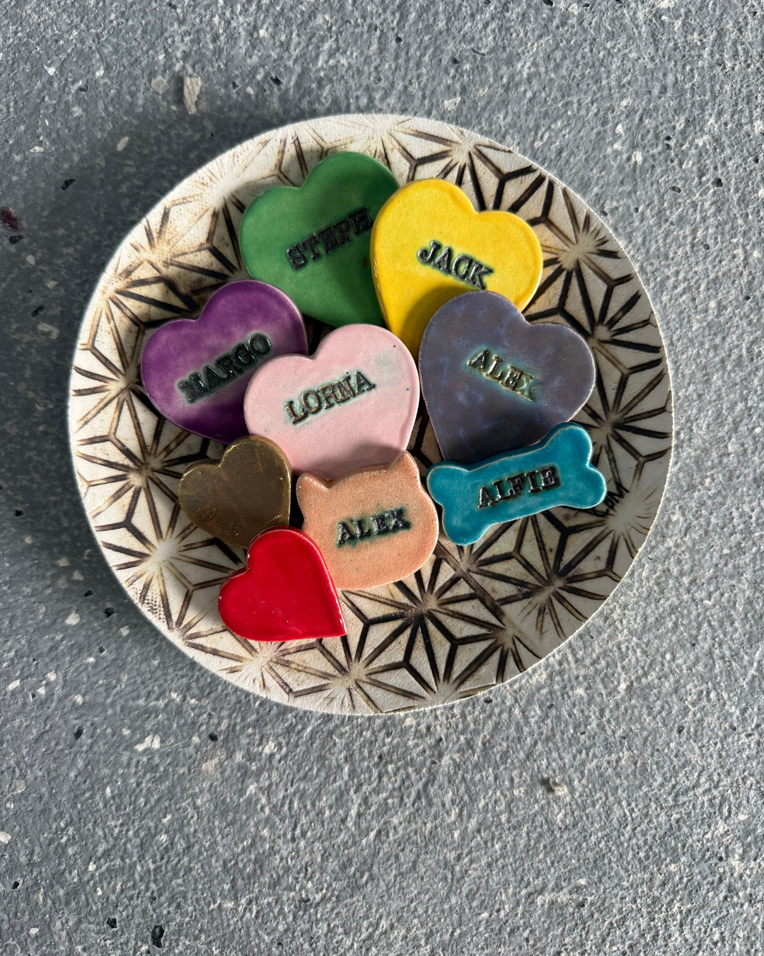 6" Family Nest w/ Colors